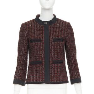 Chanel 2015 Wool Tweed 4 Pocket Jacket